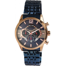  Elite kronográfos cseppálló férfi karóra kék acélszíjjal karóra