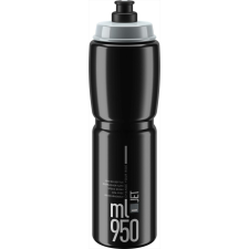 Elite kulacs jet fekete/szürke logó 950ml 99g kerékpáros kulacs, kulacstartó