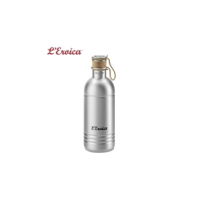 Elite L'Eroica alumínium retró hatású kulacs, 600 ml, parafa dugóval kulacs, kulacstartó