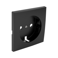  Elko 90631_TPM Fedlap SCHUKO aljzathoz, fekete villanyszerelés