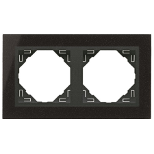 ELKO EP Hungary efapel 90920_TGS PETRA Kettes keret, gránit/szürke villanyszerelés