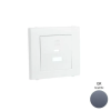 ELKO EP Hungary ELKOEP 50674_TGR dupla töltő aljzat fedél (USB-A + USB-C), grafit