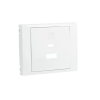 ELKO EP Hungary ELKOEP 70674_TBR dupla töltő aljzat fedél (USB-A + USB-C), fehér