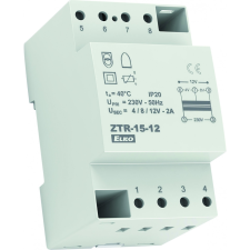  Elko ZTR-15-12 csengőtranszformátor villanyszerelés