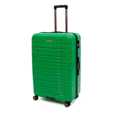 Ella Icon Leaf kocsi 4 dupla kerékkel, ABS, 77x50x30 cm, zöld kézitáska és bőrönd