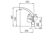 ELLECI - Csaptelep Po M79 aluminium csaptelep