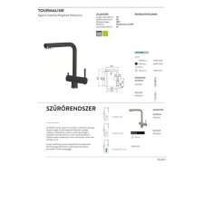 ELLECI - Csaptelep Tourmaline G68 bianco csaptelep