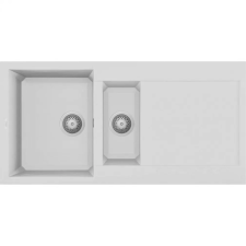 ELLECI Easy 475 G68 Bianco Gránit mosogatótálca (LGY47568)Munkalapra szerelhető (LGY47568) mosogatótálca