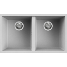 ELLECI - Gránit mosogatótálca Quadra 350 UM M79 Aluminium munkalap alá szerelhető mosogatótálca