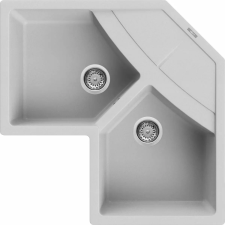 ELLECI - Gránit mosogatótálca Unico CORNER sarok M79 Aluminium mosogatótálca