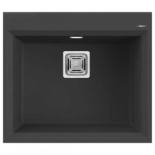 ELLECI Karisma 105 G40 Nero Gránit mosogatótálca (LGK10540) Munkalapra szerelhető (LGK10540) mosogatótálca