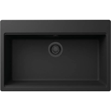  ELLECI LG213040BKM - Mosogatótálca Time 130 G40 Nero fekete tartozékokkal mosogatótálca