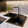  ELLECI LGUCOR40 - Mosogatótálca Unico CORNER sarok G40 Nero