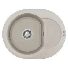  ELLECI LGYR6039 - Mosogatótálca Easy ROUND 600 G39 Bianco soft mosogatótálca