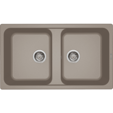 ELLECI LIFE 450 G43,2 medencés mosogatótálca, 860x500 mm, Helytakarékos szifon, szűrőkosár mosogatótálca