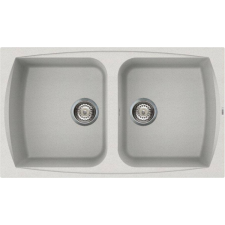 ELLECI Living 450 G52 Gránit Mosogatótálca dupla medencés bianco pietra LGL45052 mosogatótálca