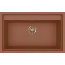  ELLECI LKS13083BRZ - Mosogatótálca Sintesi 130 K83 Clay bronz tartozékokkal mosogatótálca