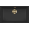  ELLECI LKZ13086GLD - Mosogatótálca Zen 130 K86 Black arany tartozékokkal