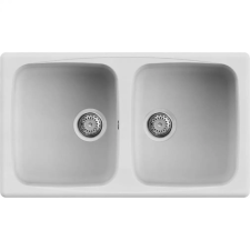 ELLECI Master 450 G68 Bianco Gránit mosogatótálca (LGM45068)Munkalapra szerelhető (LGM45068) mosogatótálca