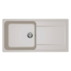 ELLECI - Mosogatótálca Life 480 100x50 Granitek 1m.+cseppt. G39 Bianco soft