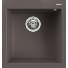 ELLECI - Mosogatótálca Quadra 102 47x50 Keratek 1 m. K87 Cocoa mosogatótálca