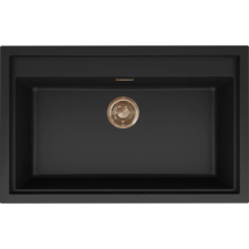 ELLECI - Mosogatótálca Sintesi 130 K86 Black bronz tartozékokkal mosogatótálca