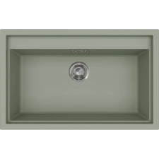 ELLECI - Mosogatótálca Sintesi 130 Keratek K82 Sage Green inox tartozékokkal mosogatótálca