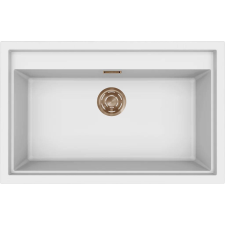 ELLECI - Mosogatótálca Sintesi 130 Keratek K96 White bronz tartozékokkal mosogatótálca