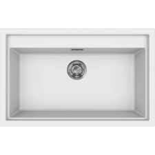 ELLECI - Mosogatótálca Sintesi 130 Keratek K96 White inox tartozékokkal mosogatótálca