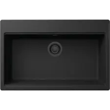 ELLECI - Mosogatótálca Time 130 G40 Nero fekete tartozékokkal (LG213040BKM) mosogatótálca