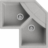 ELLECI OUTLET - Mosogatótálca Unico CORNER sarok G55 grigio pietra - Kiállított bemutató termék!