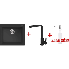 ELLECI QUADRA1SZETT, mosogatótálca+ csaptelep+ mosogatószer-adagoló mosogatótálca