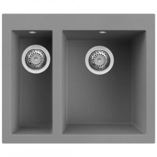 ELLECI Quadra 150 M73 Titanium Gránit mosogatótálca (LMQ15073)Munkalapra szerelhető (LMQ15073) mosogatótálca
