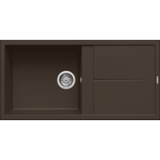 ELLECI Unico 480 G78 Gránit Mosogatótálca csepegtetővel espresso LGU48078 mosogatótálca
