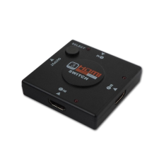 Elmak SAVIO CL-26 HDMI 3 port fekete elosztó audió/videó kellék, kábel és adapter