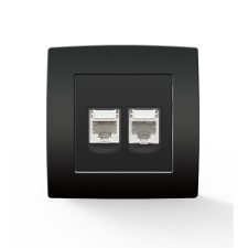 Elmark 193731 CITY RJ11 + RJ45 ALJZAT ANTRACIT villanyszerelés