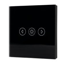 Elmark 195012/BL WI-FI-S OKOS ÉRINTÉSES EU FÉNYERŐ-KAPCSOLÓ FEKETE villanyszerelés