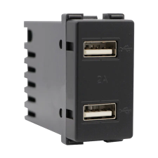 Elmark 27014 LECCE USB ALJZAT DUPLA ANTRACIT villanyszerelés