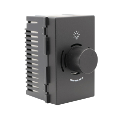 Elmark 27053 LECCE LED DIMMER 200VA 3 MODUL ANTRACIT villanyszerelés