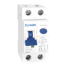 Elmark 40019AElektromágneses áramvédőkapcsoló JEL5A 6kA 2P 20A/300mAJEL5A villanyszerelés