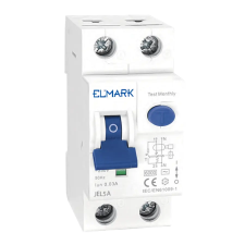 Elmark 40020AElektromágneses áramvédőkapcsoló JEL5A 6kA 2P 20A/30mAJEL5A villanyszerelés