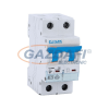 Elmark 41212C/B kismegszakító, jelölhető C102L 50A 2P 10kA , B karakterisztika