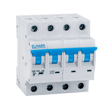 Elmark 41850CÚJ KISMEGSZAKÍTÓ C64N 50A 4P 6kA B GÖRGŐJŰC64N villanyszerelés