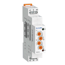 Elmark 50157 ELR-6 ASZIMMETRIKUS RELÉ 12-240V AC/DC 2XSPDT 2x16A villanyszerelés