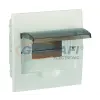 Elmark 80061 Süllyesztett elosztódoboz, 1 sor, 6 modul, füstszínű ajtóval, IP40, 170x222x60mm