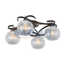 Elmark 955RENY4 "Reny" csillár, 4xE27, wenge/króm, 520x220mm, A++-E világítás