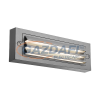 Elmark 96GRFLED301/6GR GRF301 LED homlokzat világító 6W 4000K IP65 szürke 120lm Hossz:255/Ma:90/Szé:42