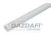 Elmark 99ACC07 ELM718/1 LED profil, falon kívüli, alumínium, üres, 1m, matt fedél, 15x6mm