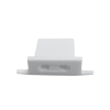 Elmark 99ACC13 ELM718/2 LED profil végzáró, PVC