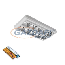 Elmark 9LOM260LEDWE LENA-V 2X10W 4000K OM 30/600 lámpatest vészvilágítással világítás